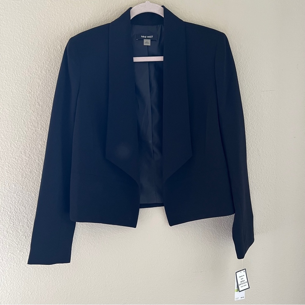 Nine West Women’s Black Suit Blazer Jacket Size 4